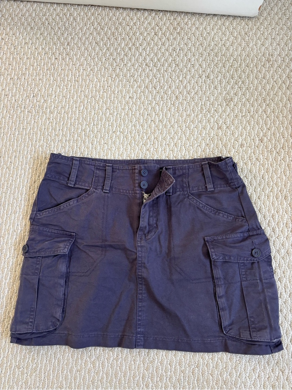 Brandy Melville Dusky Purple Cargo Mini Skirt